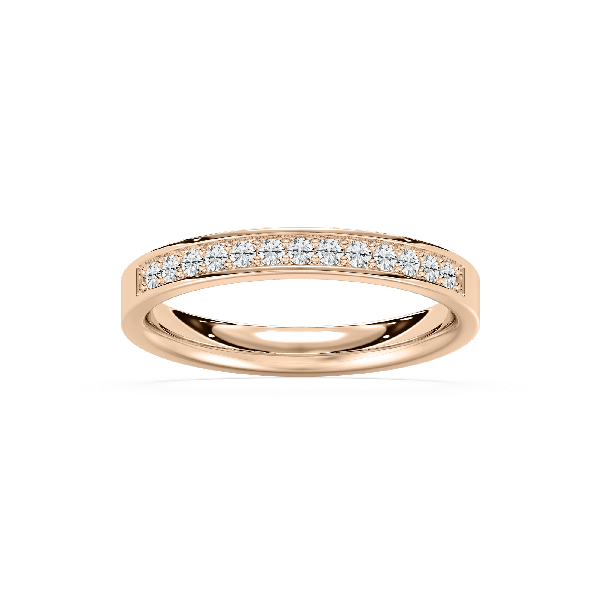 Danica Stackable Band in Rose Gold