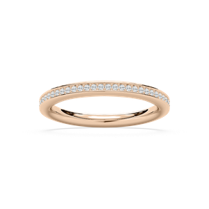 Delicate Wedding Band in Rose Gold