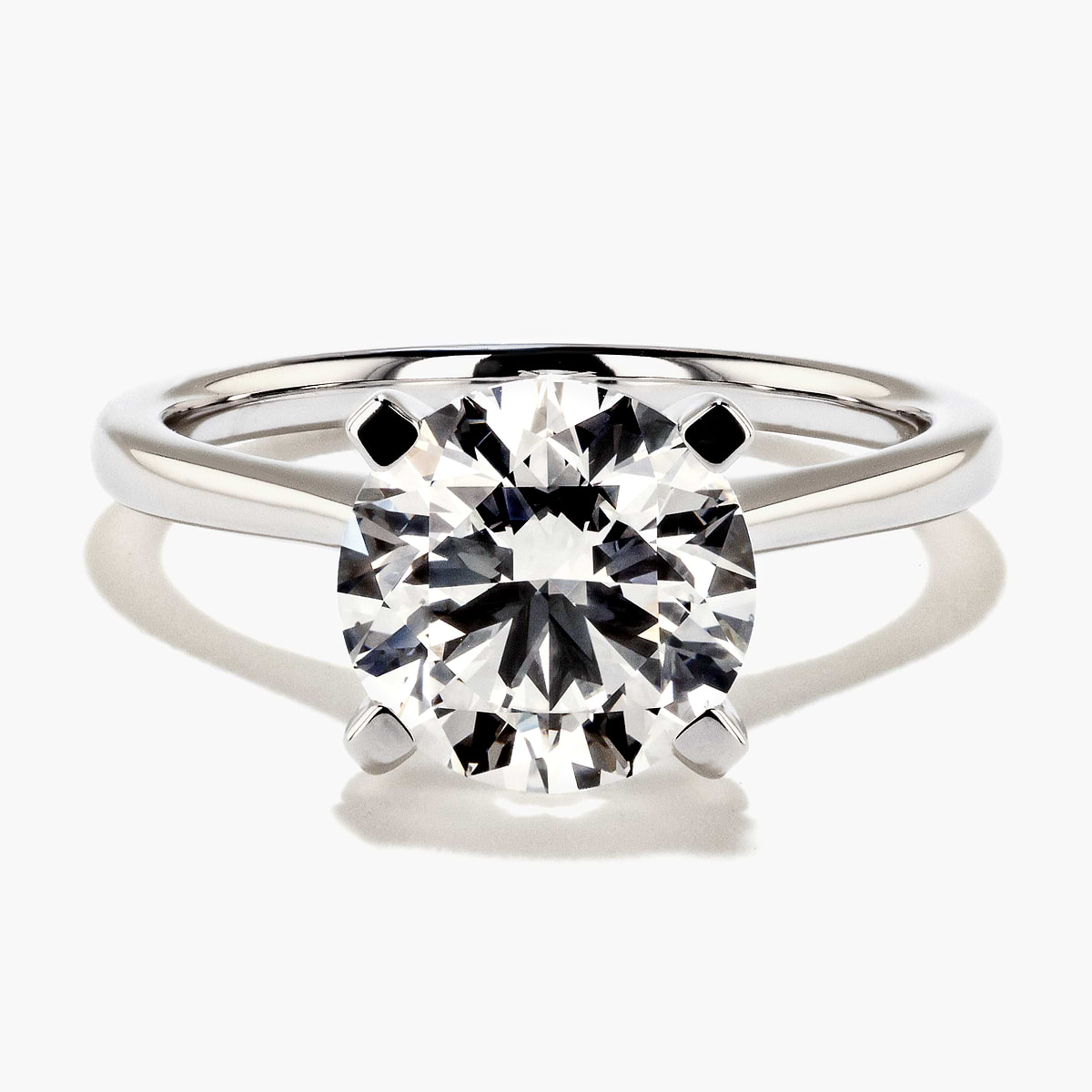 Dior Solitaire Stackable Engagement Ring - Round Cut 2.67ct Lab Grown Diamond (RTS)