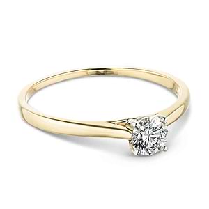 Dior Solitaire Stackable Ring Set