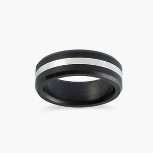 Elysium_Ares_Polished_Silver_Inlay_Wedding_Band