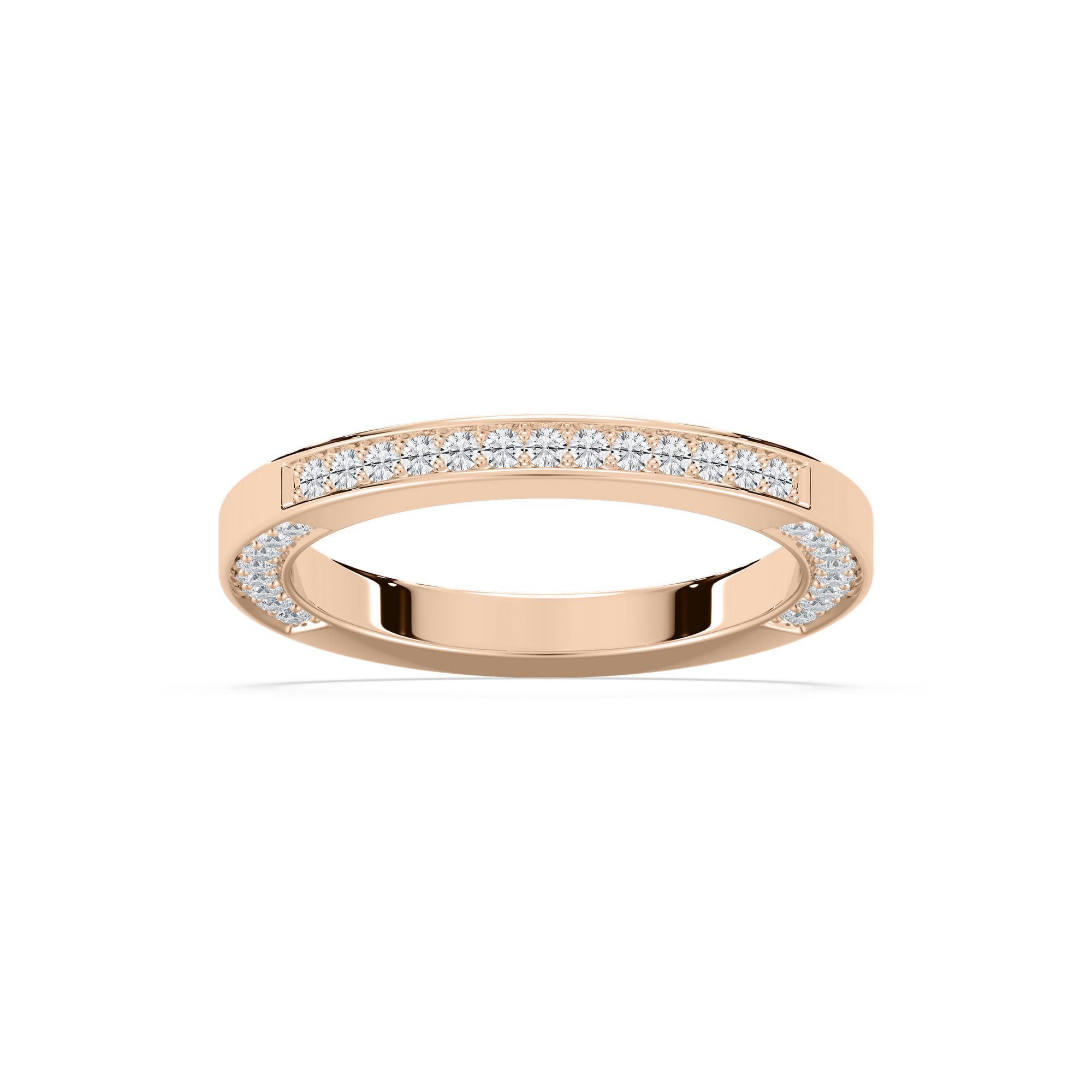 Emile Stackable Band in Rose Gold