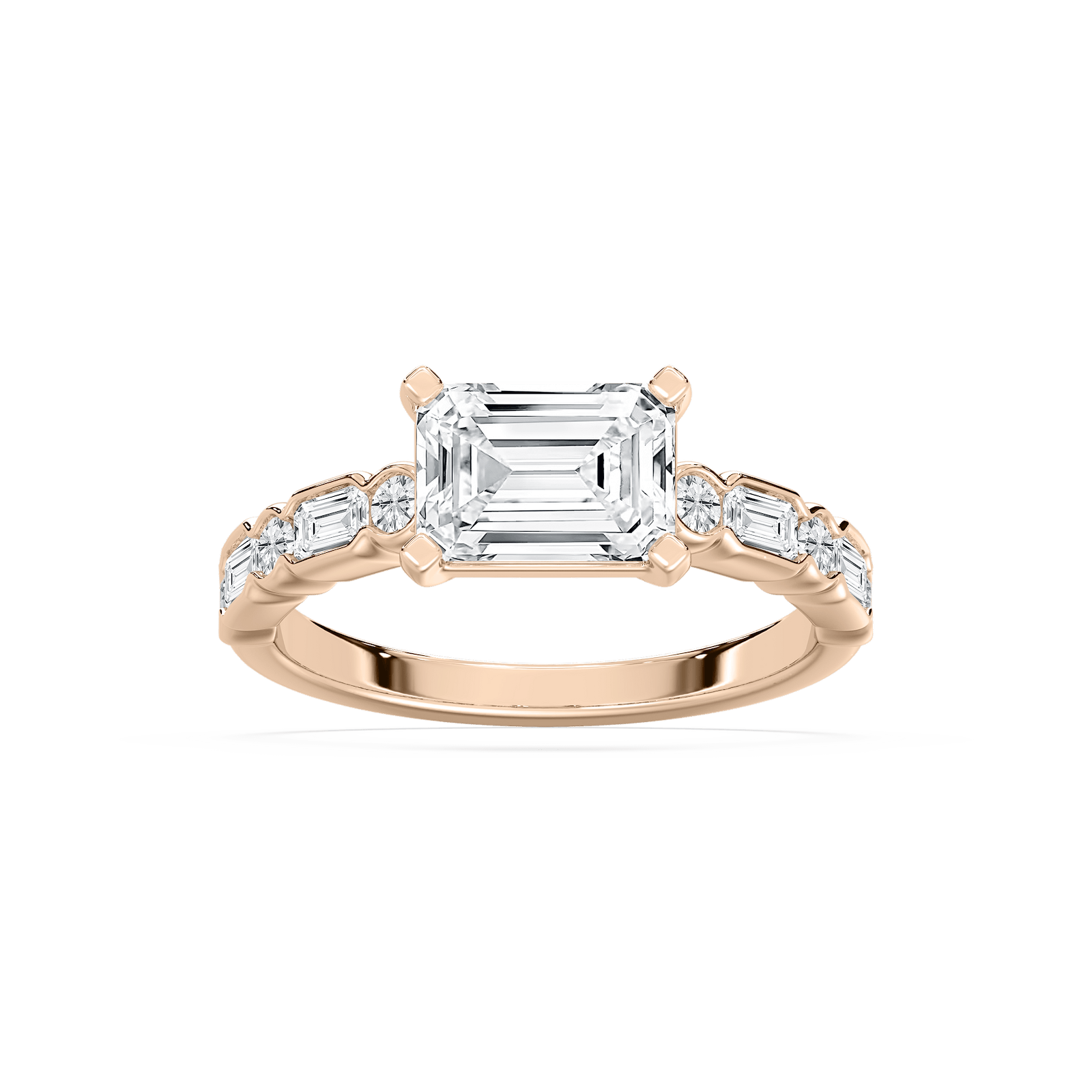 Finley Engagement Ring in Rose Gold