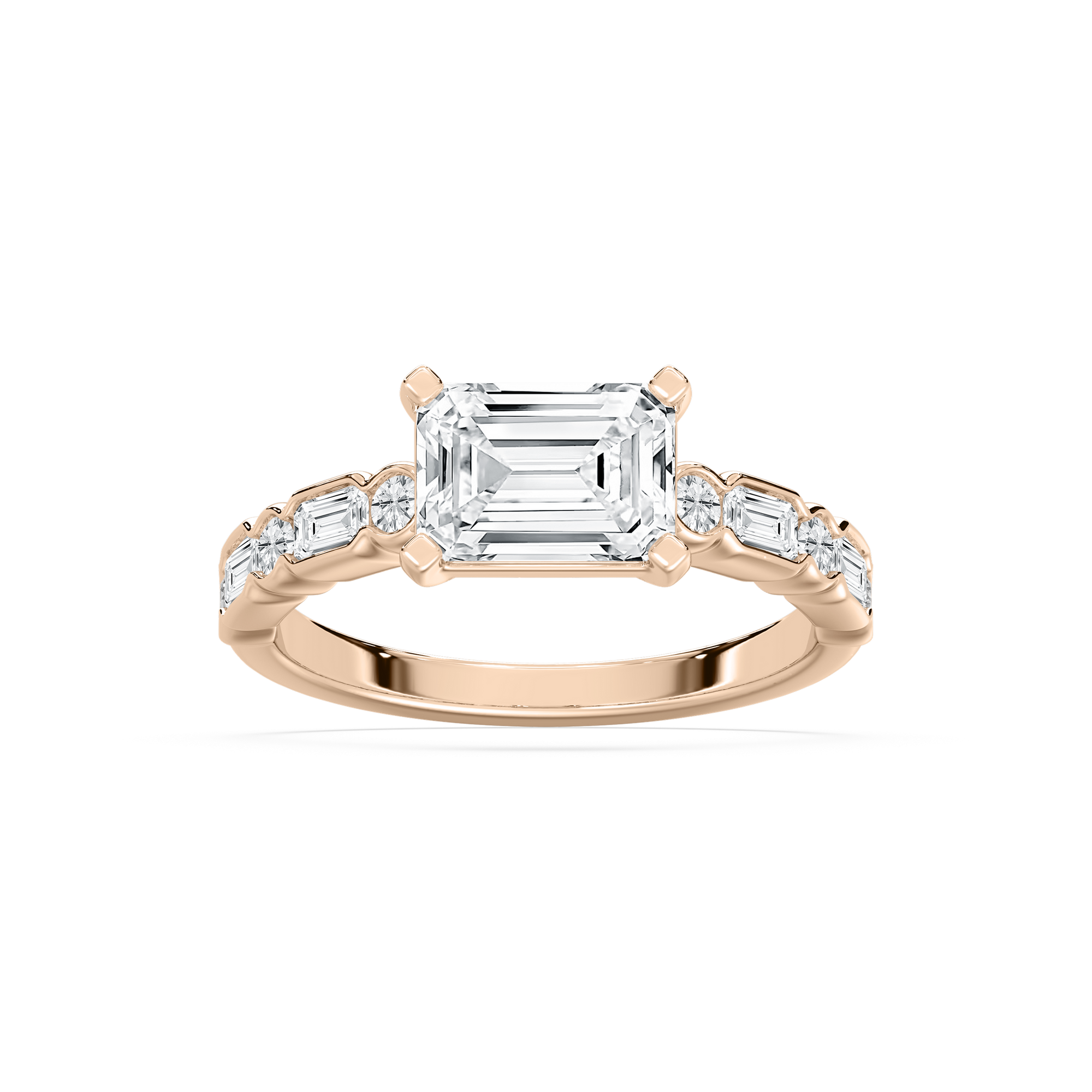 Finley Engagement Ring in Rose Gold