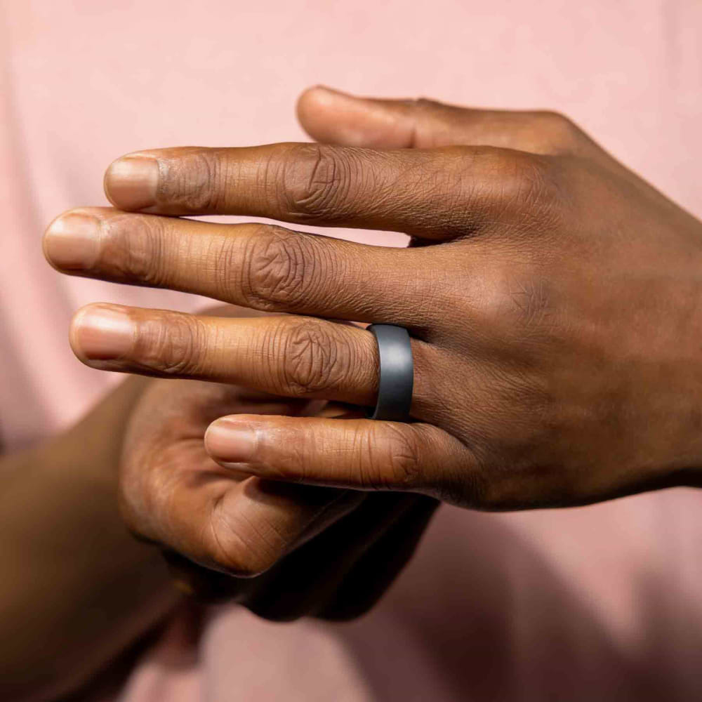 Elysium Nyx Matte Wedding Band