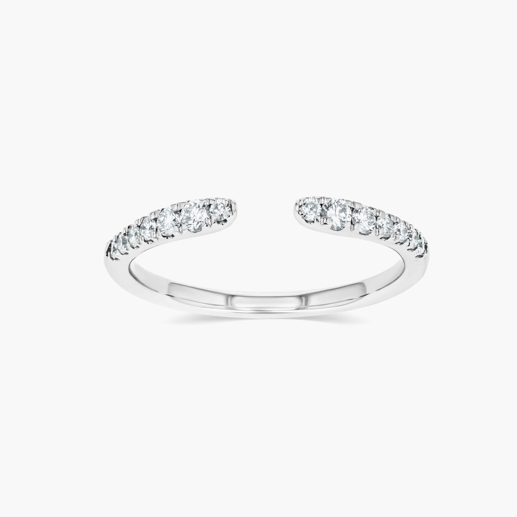 Passion Lab Grown Diamond Band - 14K White Gold (RTS)