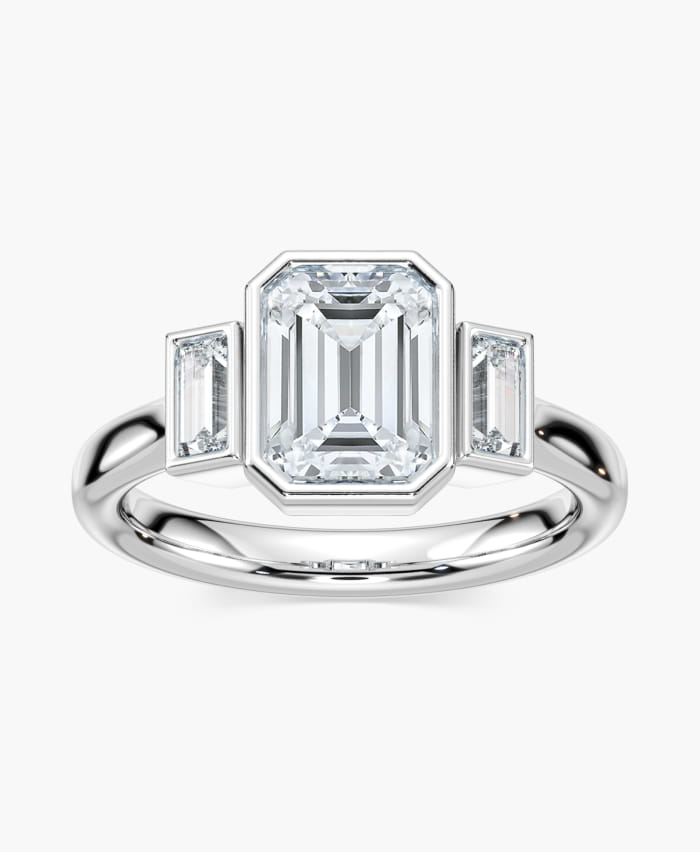 Imara Bezel Three Stone RIng