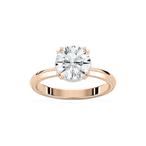 Juno Solitaire Engagement Ring in Rose Gold