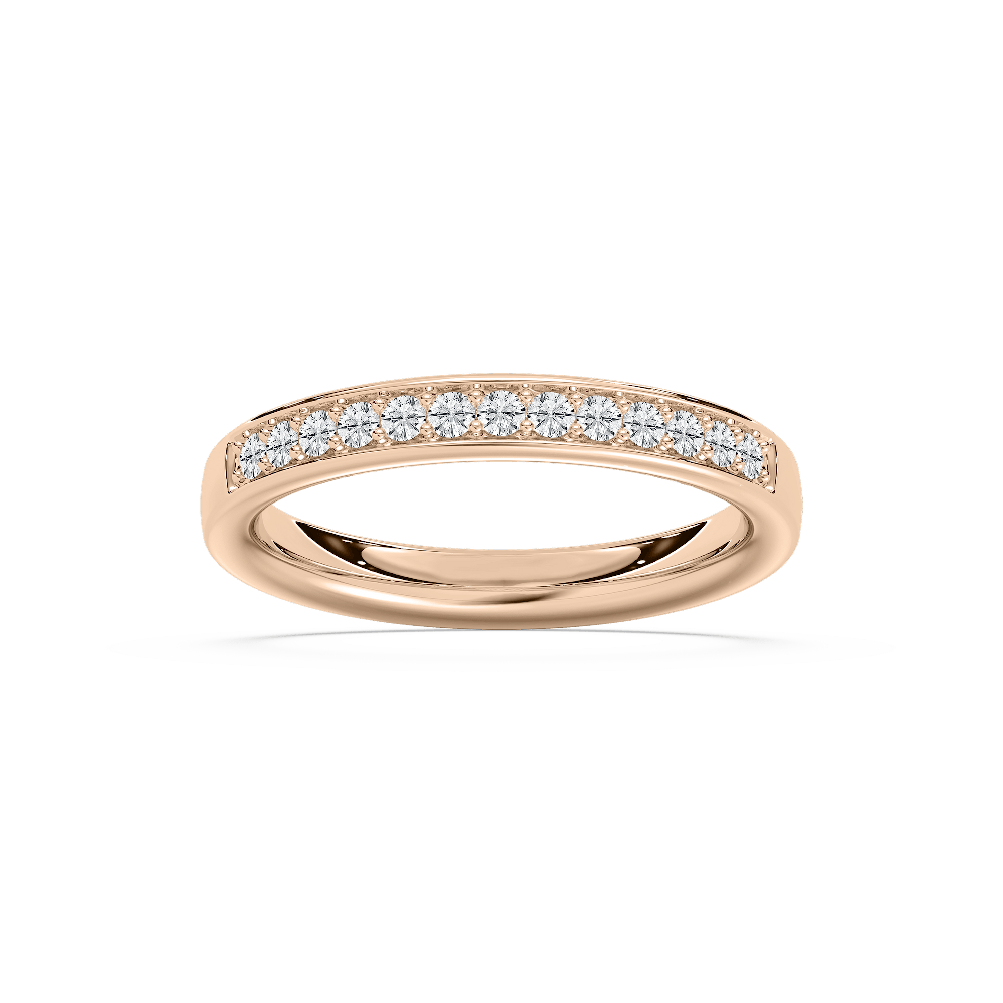 Kenna Wedding Band in Rose Gold
