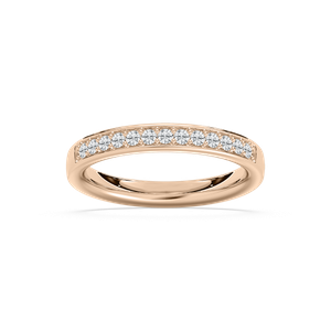 Kenna Wedding Band in Rose Gold