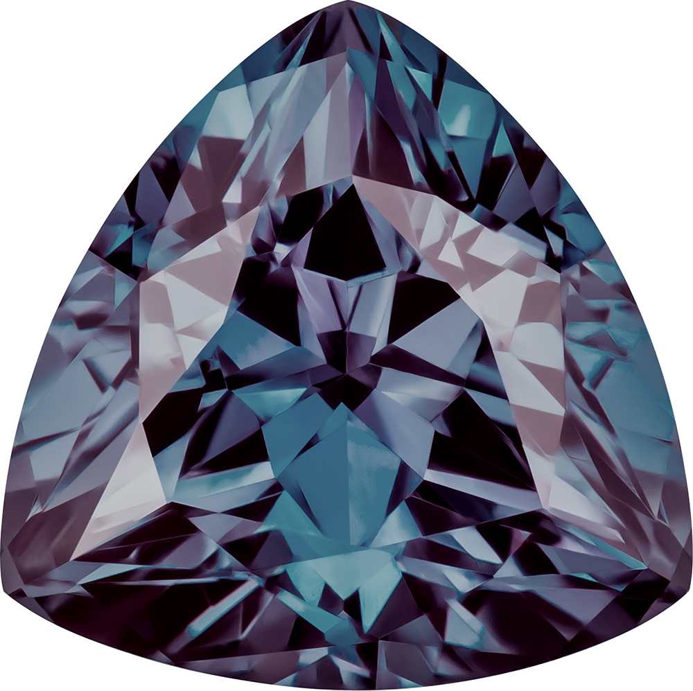 2.50 Carat Trilliant Cut Lab-Created Alexandrite