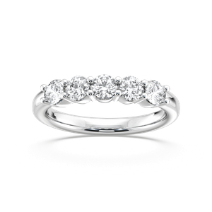 Shown in 14K White Gold