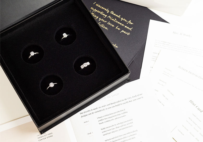 MiaDonna Engagement Ring Home Try On Program Kit