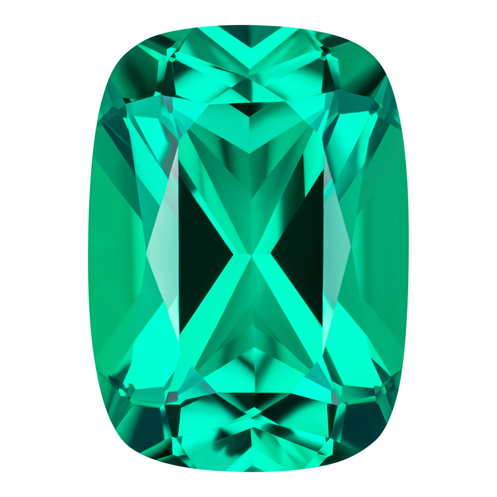 5.50 Carat Cushion Cut Lab-Created Emerald