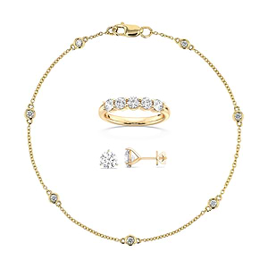 Shown in 14K yellow Gold