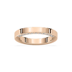 Myah Wedding Band in Rose Gold