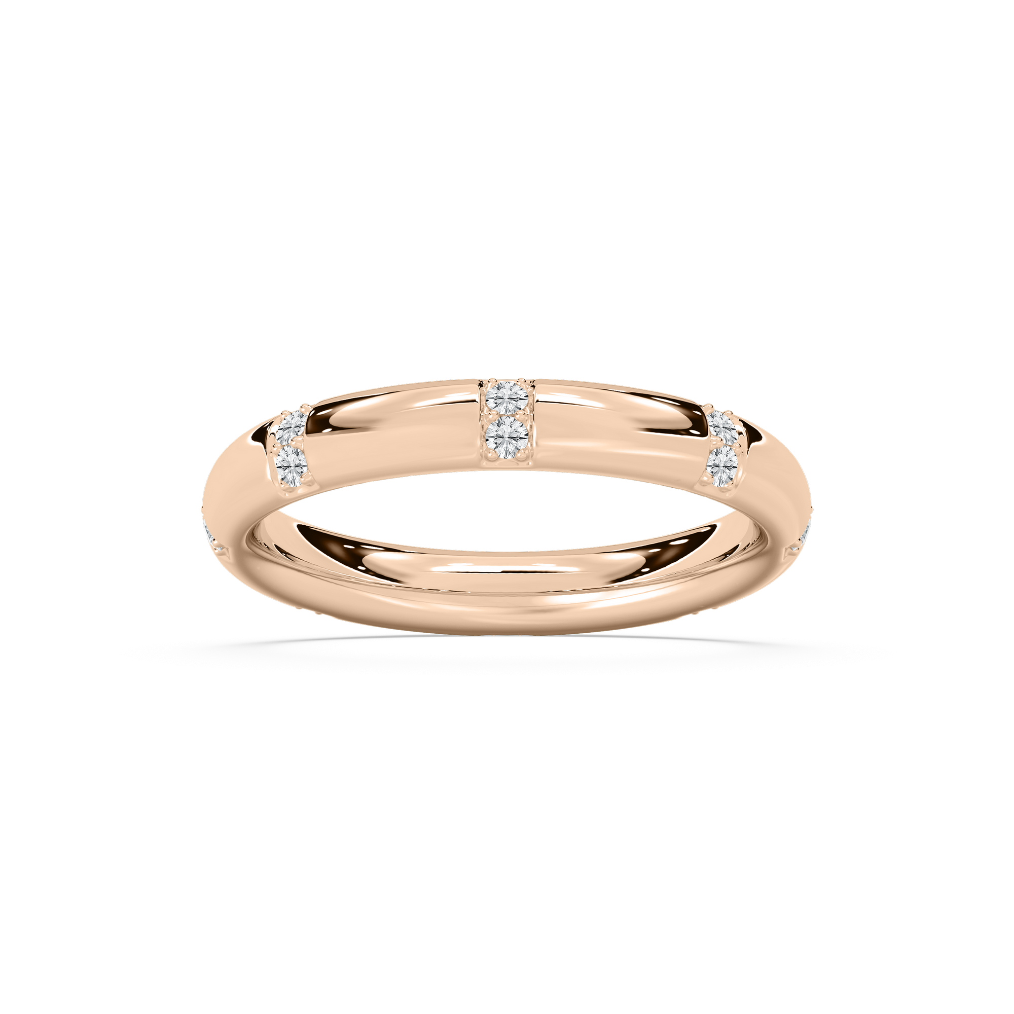 Noah Eternity Band in Rose Gold