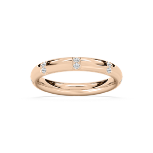 Noah Eternity Band in Rose Gold