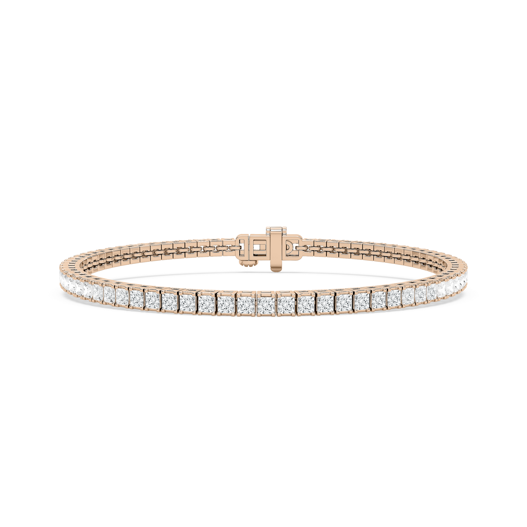 5 ⁵⁄₈ ctw Princess Lab Grown Diamond Classic Tennis Bracelet - 7 Inches