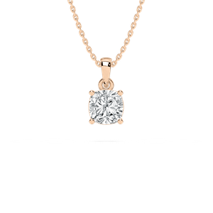 Timeless Cushion Solitaire Pendant