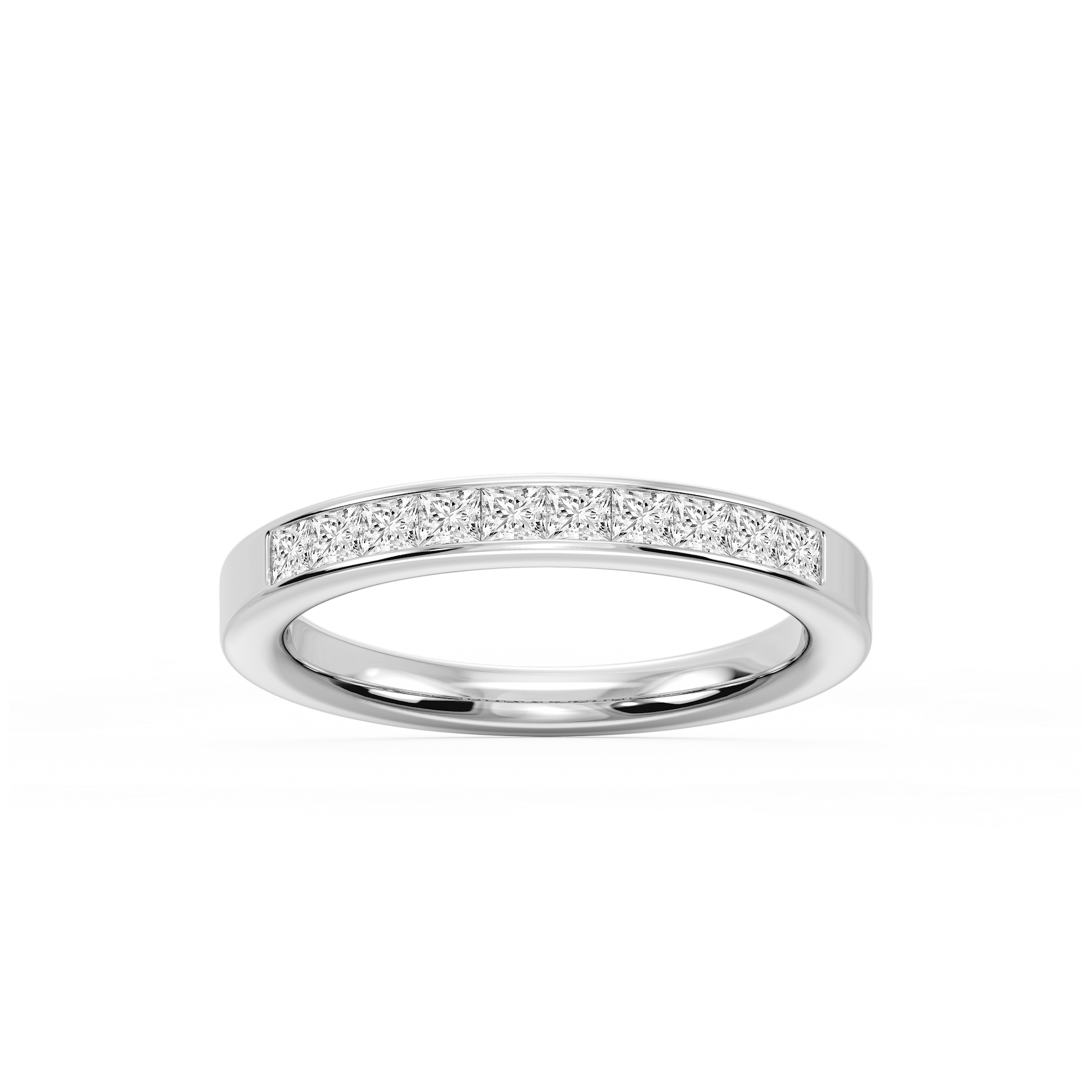 Bailey Princess Lab Grown Diamond Channel Set Channel Band