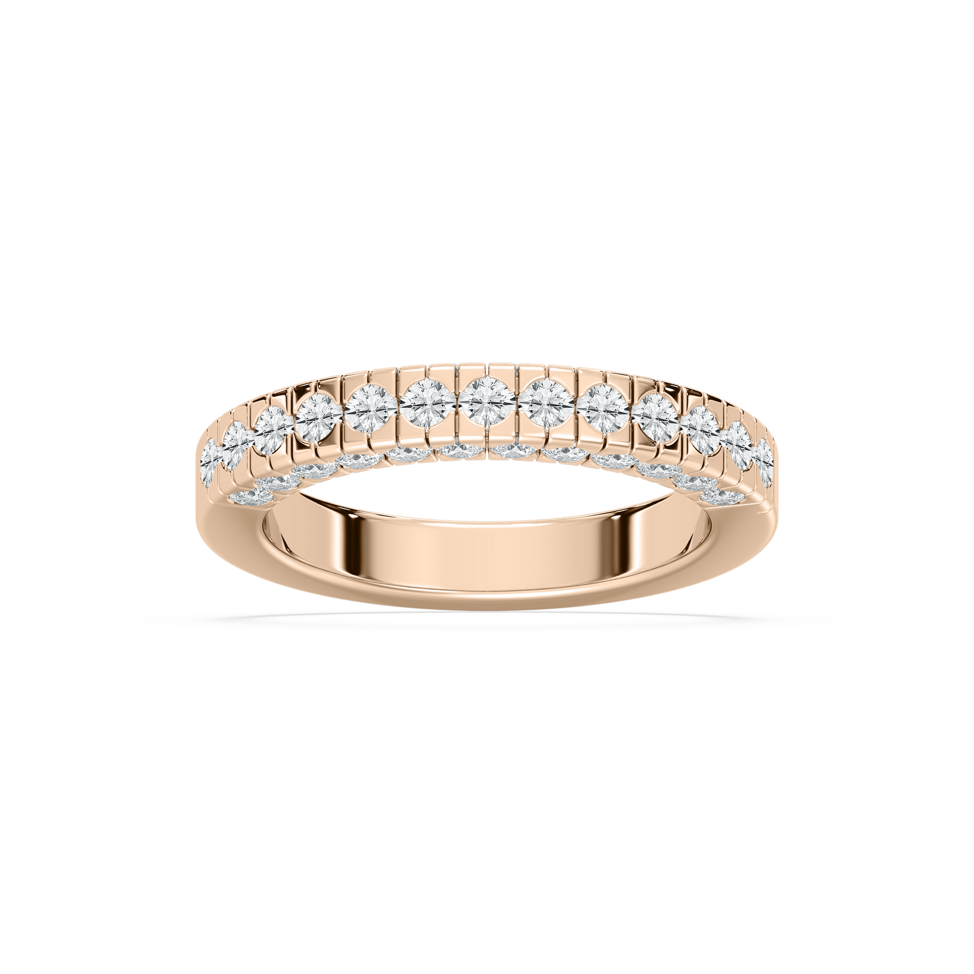 Romina Wedding Band in Rose Gold