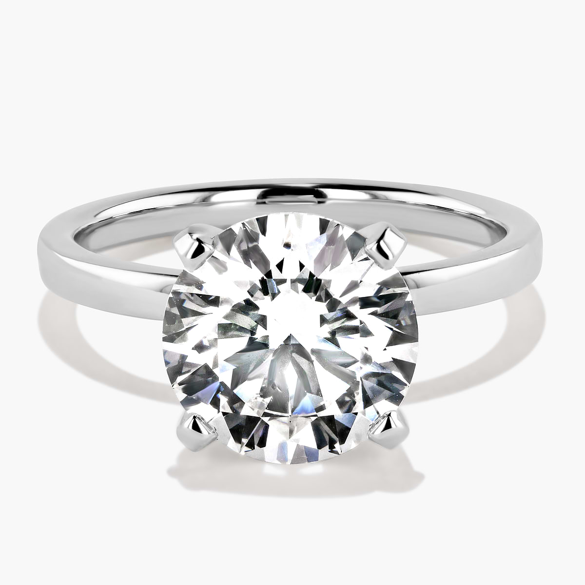 Traditional Solitaire Engagement Ring - Round Cut 2.0ct Lab Grown Diamond (RTS)