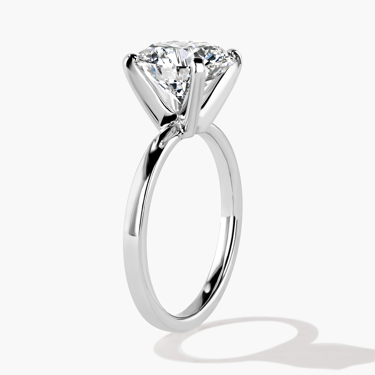 Traditional Solitaire Engagement Ring - Round Cut 3.01ct Lab Grown Diamond (RTS)