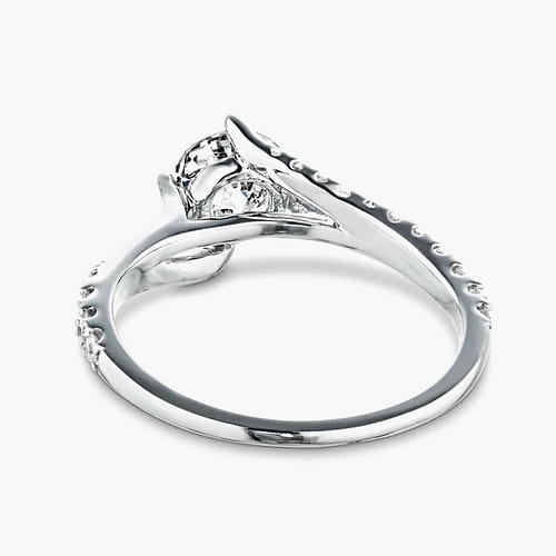 Flame Wedding Ring Set