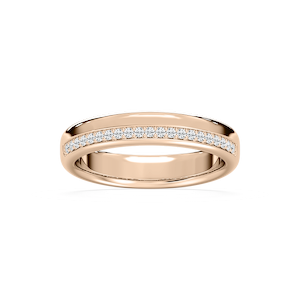 Adam 1/5 ctw Round Lab Grown Diamond 4.80mm Channel Wedding Band