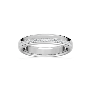 Adam 1/5 ctw Round Lab Grown Diamond 4.80mm Channel Wedding Band