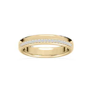 Adam 1/5 ctw Round Lab Grown Diamond 4.80mm Channel Wedding Band