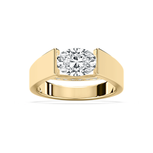 Alina Oval Tension Set Engagement Ring
