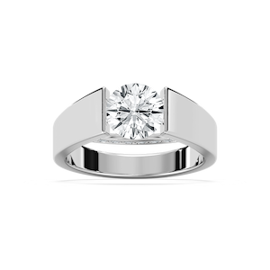 Alina Round Tension Set Engagement Ring