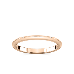 Alma 2.00mm Knife Edge Plain Metal Band