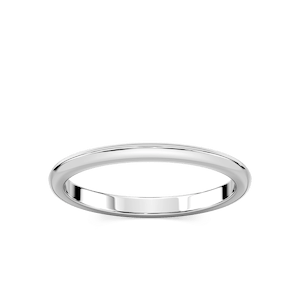 Alma 2.00mm Knife Edge Plain Metal Band