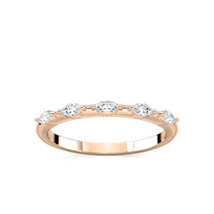 Amelie 1/5 ctw Marquise Lab Grown Diamond Station Anniversary Band