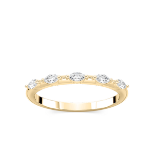 Amelie 1/5 ctw Marquise Lab Grown Diamond Station Anniversary Band
