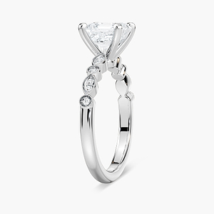Amore Vintage Engagement Ring - Asscher Cut 1.76ct Lab Grown Diamond (RTS)