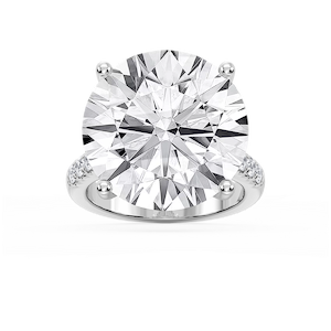 Anastasia 23 ⁷⁄₈ ctw Round Lab Grown Diamond Hidden Halo Engagement Ring - Signature Collection