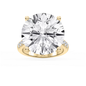 Anastasia 23 ⁷⁄₈ ctw Round Lab Grown Diamond Hidden Halo Engagement Ring - Signature Collection
