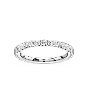 Anika ½ ctw Round Lab Grown Diamond Shared Prong Wedding Band