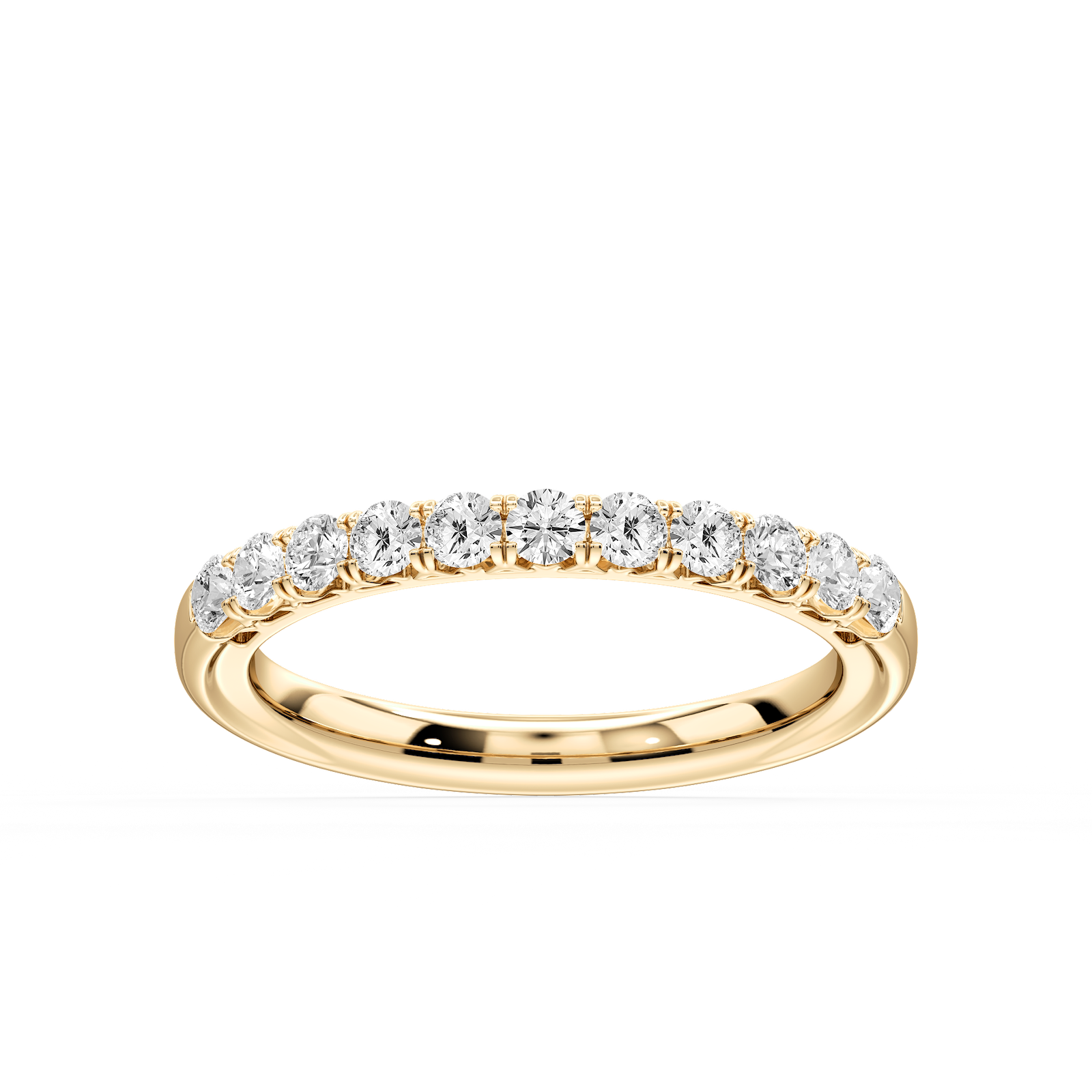 Anika ½ ctw Round Lab Grown Diamond Shared Prong Wedding Band