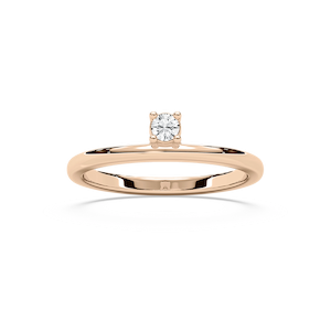 Gwynn 1/8 ctw Round Lab Grown Diamond Asymmetrical Stackable Band