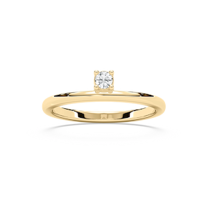 Gwynn 1/8 ctw Round Lab Grown Diamond Asymmetrical Stackable Band