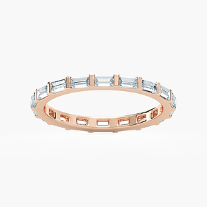 Baguette Lab Grown Diamond Eternity Band