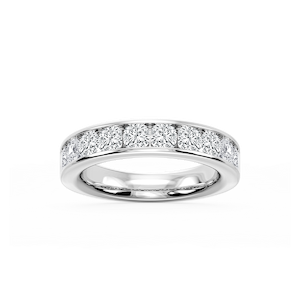 Bailey Cushion Lab Grown Diamond Channel Set Channel Band