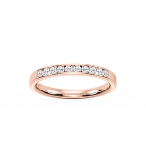 Bailey Round Lab Grown Diamond Channel Set Channel Band