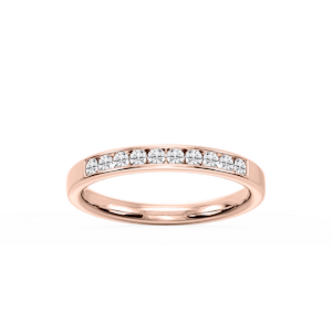 Bailey Round Lab Grown Diamond Channel Set Channel Band