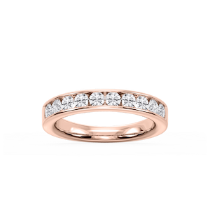 Bailey Round Lab Grown Diamond Channel Set Channel Band